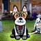 4FT Halloween Inflatables Dia de Los Muertos Dog(4ft Skull Dog)